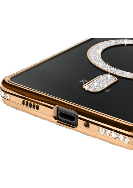 Xiaomi Redmi 14C Joke Simli Magneticsafe Kılıf - GOLD-(5796) - M150K966-R86150 modelleri