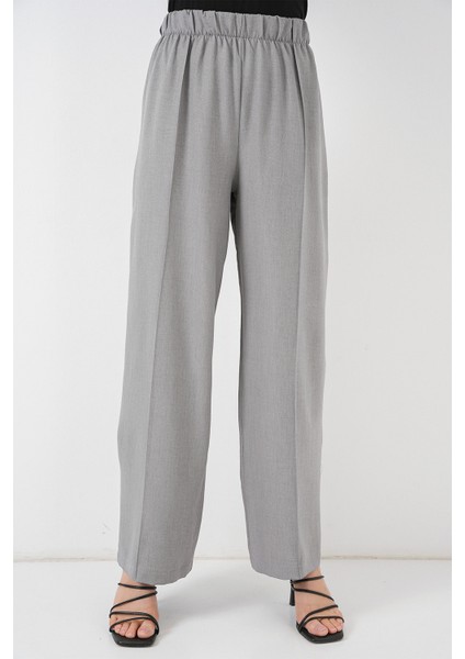 Kadın Keten Kimono Ikili Takım 6727 - Gri indirimleri