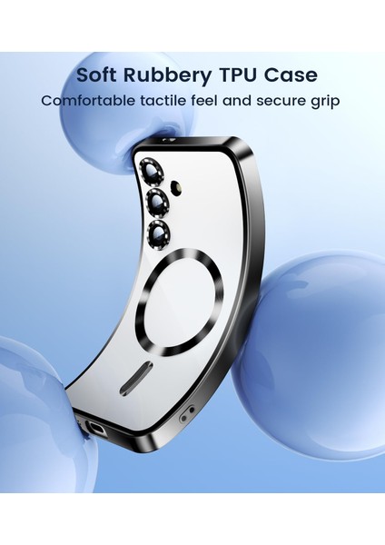 Samsung Galaxy A17 Uyumlu Magsafe Özellikli Kamera Korumalı Şeffaf Kılıf modelleri