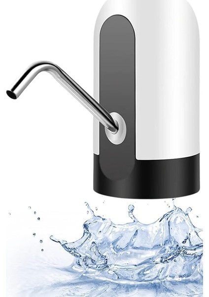 Sarjlı Otomatik Damacana Su Pompası Çift Motorlu USB Şarj Edilebilir