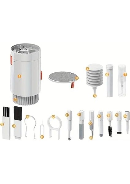 20 Parça Çok Fonksiyonlu Bilgisayar Temizleme Seti Klavye Cep Telefonu Kablosuz Kulaklık Temizleme Kalemi Toz Alma Multi Temizlik Kiti 20IN1 modelleri