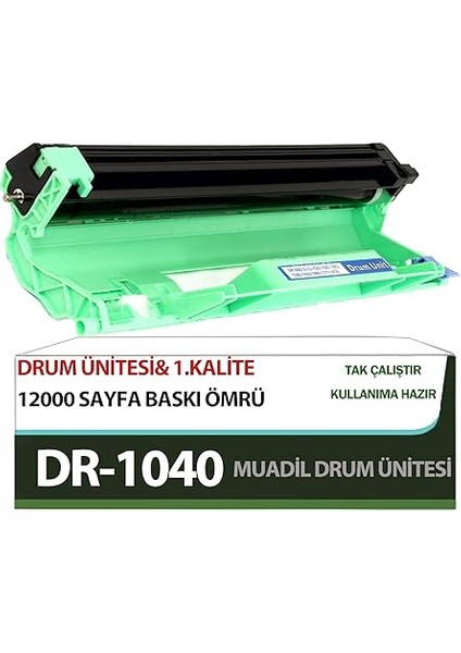 Brother Dr 1040 Muadil Drum Ünitesi HL-1111/DCP-1511/MFC-1811/MFC modelleri