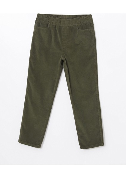 Yeni Sezon Beli Lastikli Kadife Kadın Pantolon indirimleri