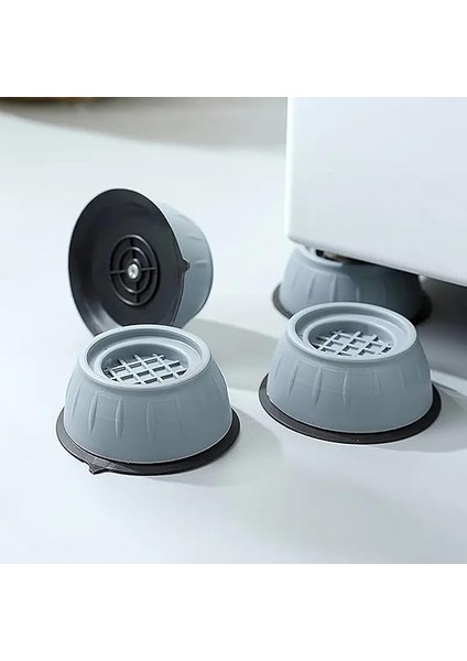 Anti-Titreşim Ped Seti | Çamaşır Makinesi ve Beyaz Eşya Için Kaymaz Gürültü Engelleyici Ayak Pedleri | 4 cm Yükseltici Lastik Stoper fiyatları