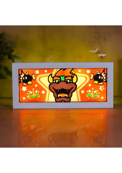 Bowser LED Işık Kutusu – Mario’nun Kralı