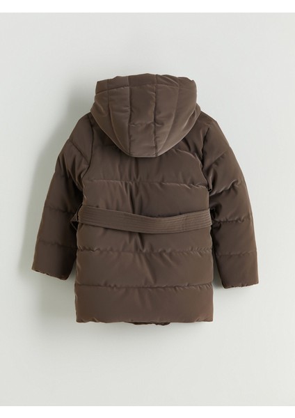 Yeni Sezon Kapüşonlu Kız Çocuk Kaban modelleri