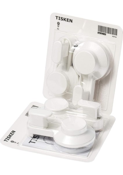 Tısken Kanca; Beyaz; 4 Adet