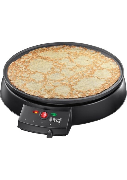 Hobbs Fiesta Krep Makinesi, 30 cm Çap, Yapışmaz Plaka, Oklava ve Krep Spatulası Dahil, 1000 Watt, 20920-56