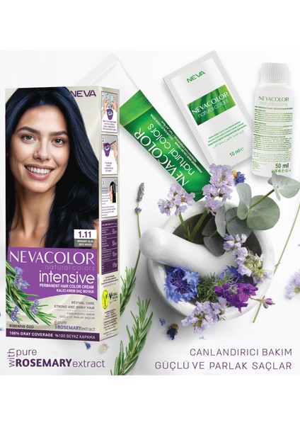 Intensıve 2\'li Set 1.11 Gece Mavisi Kalıcı Krem Saç Boyası Seti fiyatları