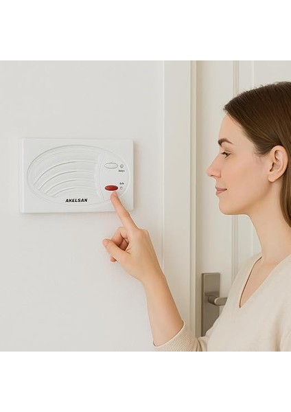 AK-501 Daire Içi Diafon Şubesi – Tek Tuşla Kapı Açma, Sesli Iletişim, Duvar Tipi, Şık Beyaz Tasarım, Apartman Konuşma Sistemleri modelleri