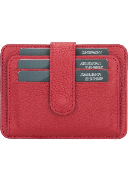 Çok Bölmeli Slim Deri Kartlık BLW019 Erc2 Kırmızı fiyatları