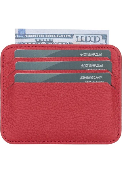 Pedro Slim Deri Kartlık Erc2 Kırmızı modelleri