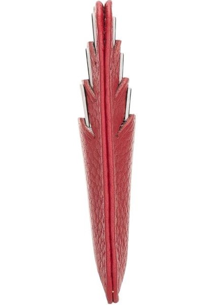 Pedro Slim Deri Kartlık Erc2 Kırmızı indirimleri