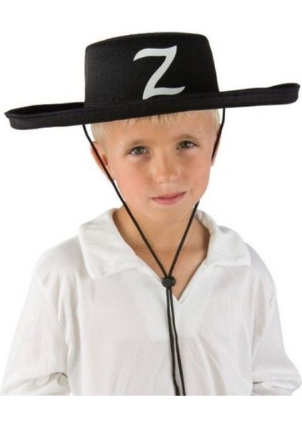 z logolu çocuk boy bağcıklı şapkası