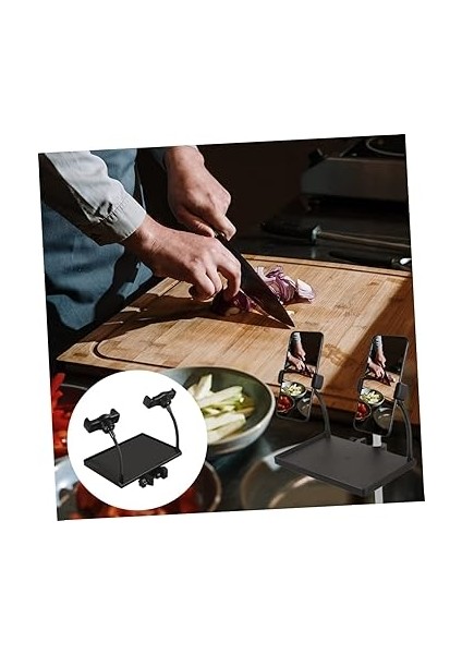 Mikrofon Tepsisi Karaoke Çok Amaçlı Kartı Tepsisi Mikrofon Aksesuarları Ayarlanabilir Mikrofon Standı Ayaklı Mikro USB Raf Standları Kulaklık Direği Mikrofon Standı Tepsisi fırsatları