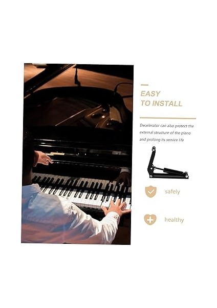 Oyun Piyano Klavyesi Güvenlik Piyano Yavaş Düşme Cihazı Kapağı Tampon - Basınç Piyano Güvenlik Malzemesi fiyatları