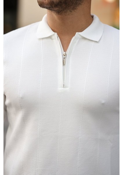 Erkek Pirinç Desenli Uzun Kollu Yakalı Triko modelleri