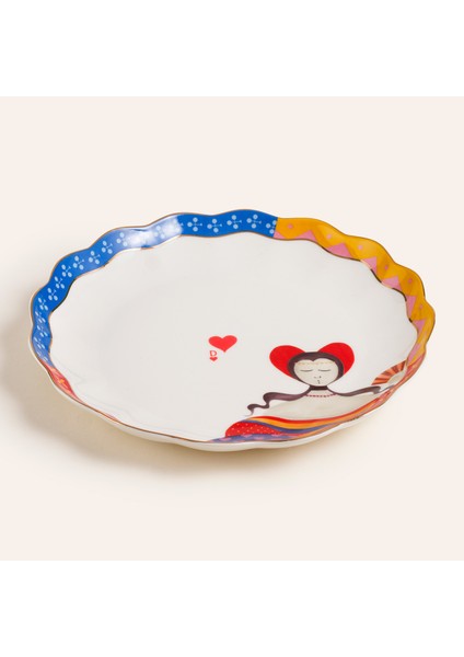 Luohu Porselen Pasta Tabağı 19x19x2 Cm Renkli modelleri
