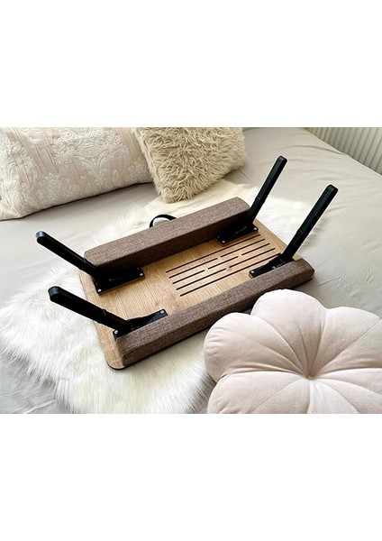 Supplyplus Safir Telefon Tablet Bölmeli Katlanır Ayaklı Minderli Laptop Sehpası Bilgisayar Çalışma Masas fırsatları