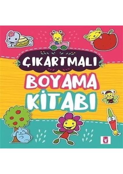 Çıkartmalı Boyama Kitabı ( Hediyeli)