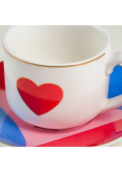Luohu Porselen Kahve Seti 90 Ml Renkli modelleri