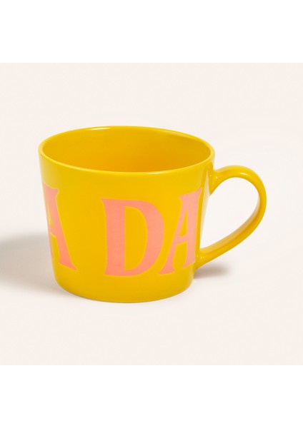 Luohu Porselen Kupa 360 Ml Sarı