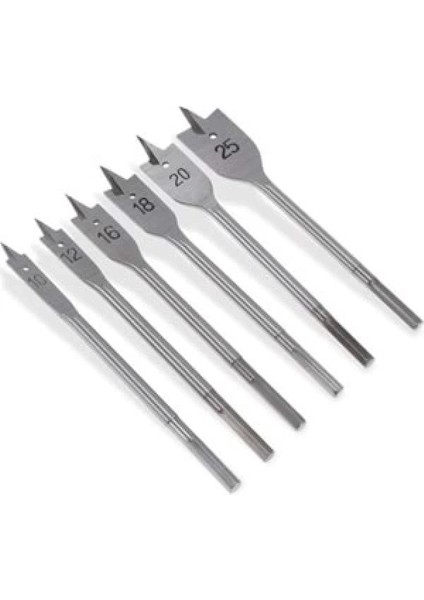 Yaprak Matkap Ucu Seti 6 Adet