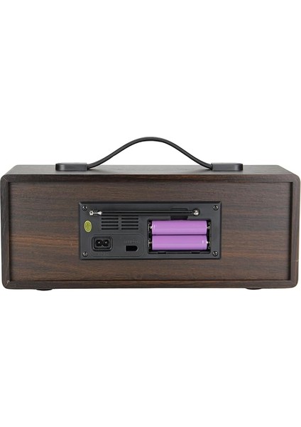 Midi Boy Retro Radyo Bluetooth Destekli Taşınabilir Radyo - Fm/am/sw Frekans, Usb/tf Kart Girişli, 2X8W Hoparlör, Şarjlı ve Kablolu Kullanım 35CM x 14CM PX-630BT (PX-630BT - Siyah) fırsatları