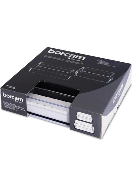 Heyf Paşabahçe 159129 Borcam Premium Kare Tepsi 2'li Set modelleri