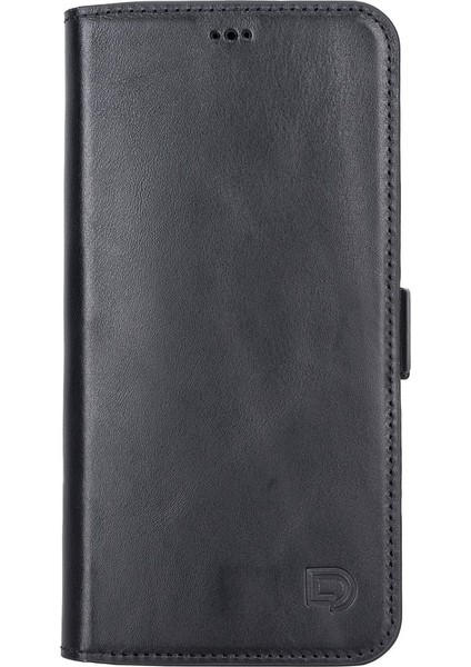 Apple iPhone 13 Pro Max Uyumlu Deri Cüzdanlı Kılıf Siyah fırsatları