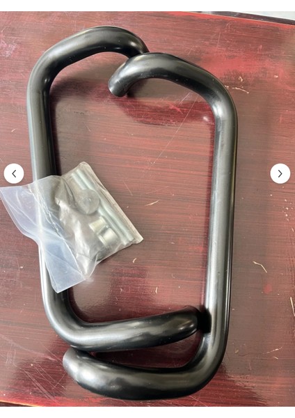 Mini Kıvrık Çekme Kol Antrasit Gri Alüminyum Kapı ve Cemakan Kolları EN13 Boy 32.5