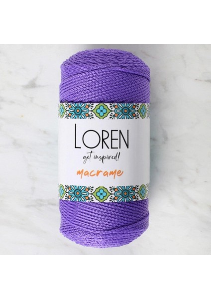 Loren Macrame Mor El Örgü Ipi - Rm 0141 - 34346
