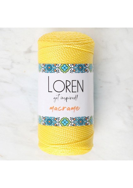 Loren Macrame Sarı El Örgü Ipi - Rm 055 - 34330