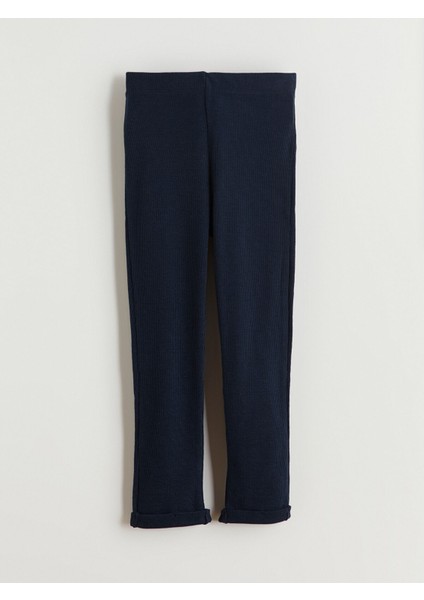 Yeni Sezon Beli Lastikli Erkek Çocuk Tayt Pantolon