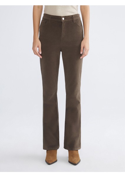 Yeni Sezon Dar Fit Kadife Kadın Pantolon fiyatları