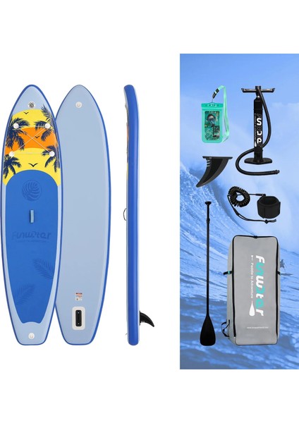 Island Expoler Şişme Sup Board/stand Up Paddle Board 335X85X15 cm Mavi fiyatları