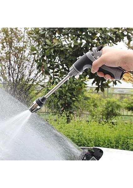 Yüksek Basınçlı Hazneli Köpüklü Araç Oto Yıkama Bahçe Sulama Ilaçlama Su Tabancası Ayarlanabilir Başlık Deterjan Ilaç Hazneli indirimleri