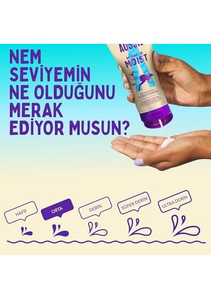 Aussie Miracle Moist Kuru Saçları Canlandıran Nemlendirici Saç Kremi 1000ML fiyatları