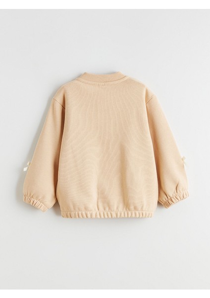 Yeni Sezon Bisiklet Yaka Fiyonk Detaylı Kız Çocuk Hırka modelleri