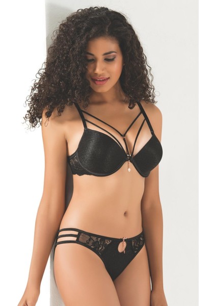 Venüsshopping- Silikonlu Taşlı Simli Sütyen Takım Kadın 5020 fiyatları