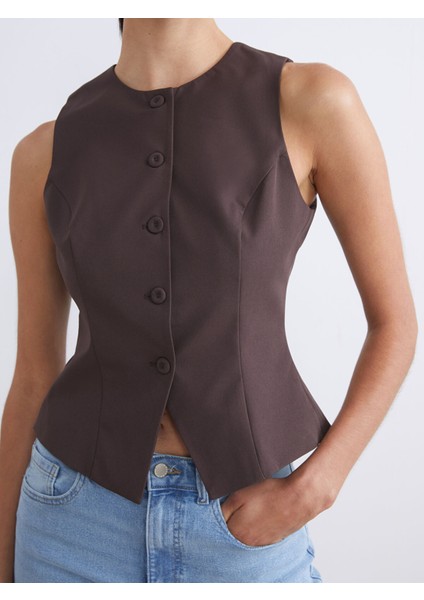 Yeni Sezon Bisiklet Yaka Kadın Klasik Yelek indirimleri