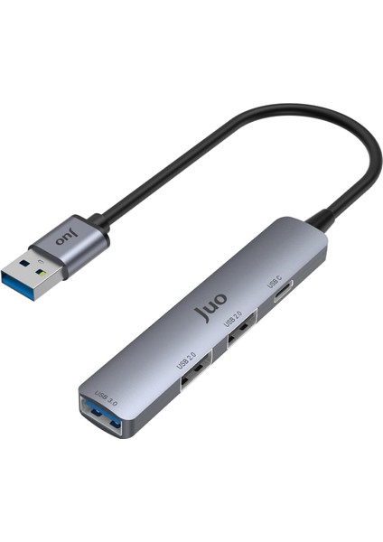 Juo Usb-A 4 Portlu USB 3.0 / USB 2.0 Çoklayıcı Dönüştürücü Hub