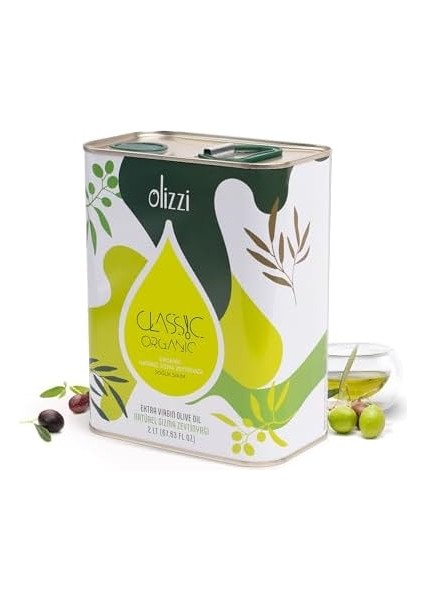 Olizzi Classic Organik Natürel Sızma Zeytinyağı - Alaca Hasat, Soğuk Sıkım 2 Lt fiyatları