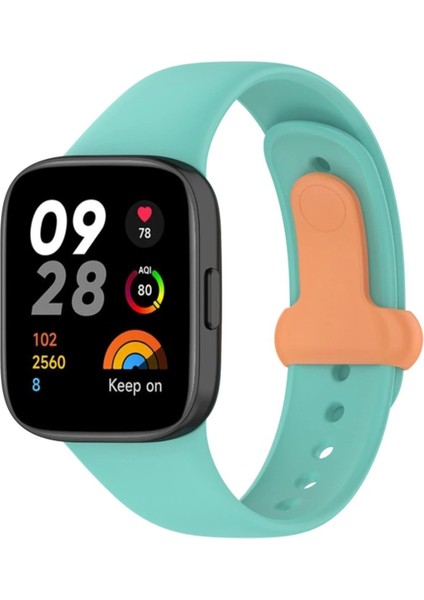 Xiaomi Redmi Watch 3 Origin Silikon Kordon - TURKUAZ-(5796) - ?57?09E5-6G0557