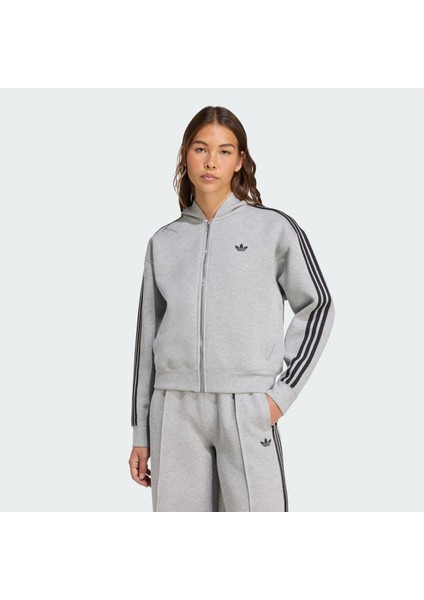 Originals JY2620 Adicolor 3-Stripes Spacer Full-Zip Kapüşonlu Üst