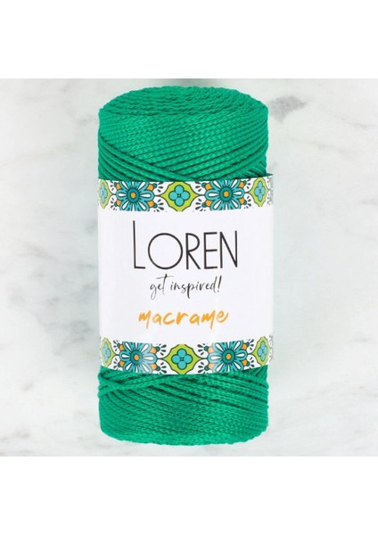Loren Macrame Yeşil El Örgü Ipi - Rm 0175 - 34339