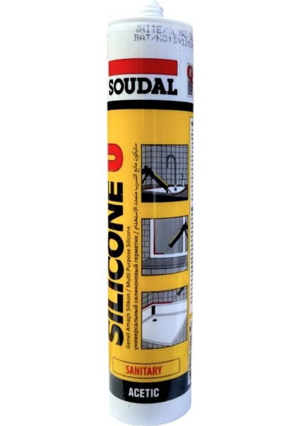 Soudal Silikon 280 gr Şeffaf