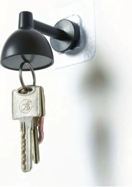 Lamba Şeklinde Askı, Anahtarlık Askısı, Yapışkanlı Çok Amaçlı Askı, Şık ve Fonksiyonel Tasarım, Duvara Monte, Anahtar ve Aksesuar Düzenleyici, Montaj