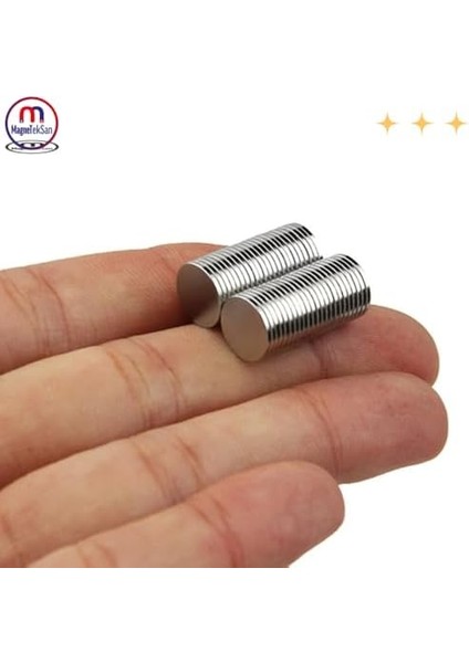 mm N35 Yuvarlak Mıknatıs – Güçlü ve Dayanıklı Manyetik Disk (50 Adet) modelleri