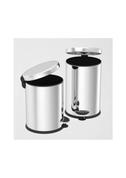 Krom Pedallı Çöp Kovası 5 Lt modelleri